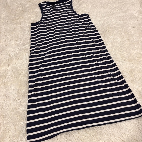 J. Crew Knit Cutaway Mini Striped Nautical Preppy Casual Dress Sz S - Picture 4 of 12